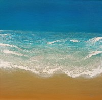 Irtiza Kazmi, 18 x 18 inches, Acrylics on Canvas, Seascape Painting, AC-IRTK-041